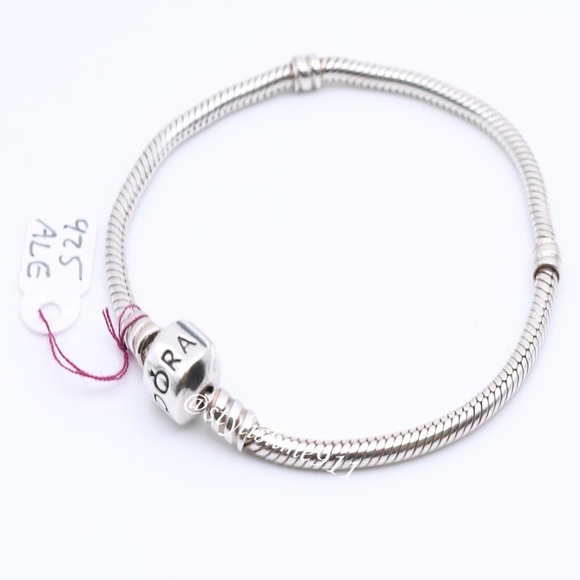 Pandora Jewelry Authentic Pandora Moments Sterling Silver Barrel